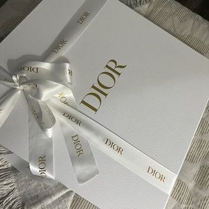 Large book tote box and shopping bag Christian Dior